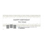 Banner Sign Giant Customized Silver & Gold