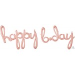 G50 (Rose Gold) Script Phrase : Happy Bday