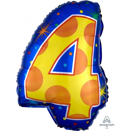 S60 20" 4 Confetti Dots Junior Shape XL®