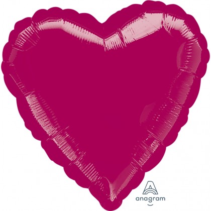 S15 17" Burgundy Standard Heart XL®