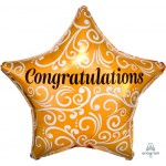 S40 19" Congratulations Sophisticated Star Standard Star XL®