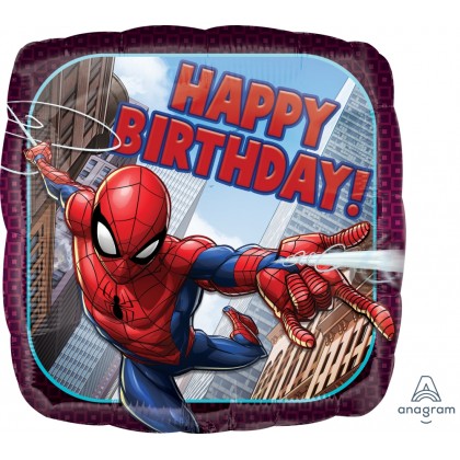 S60 17" Spider-Man Happy Birthday Standard HX®