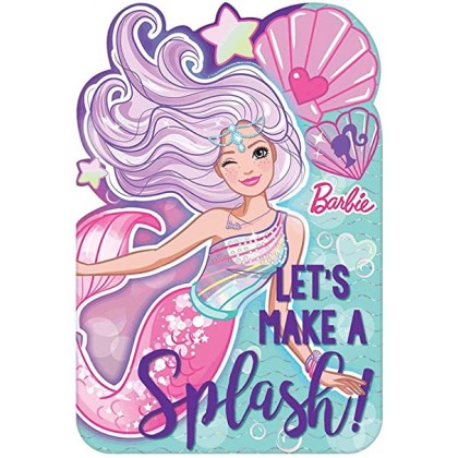 Barbie Mermaid Postcard Invitations