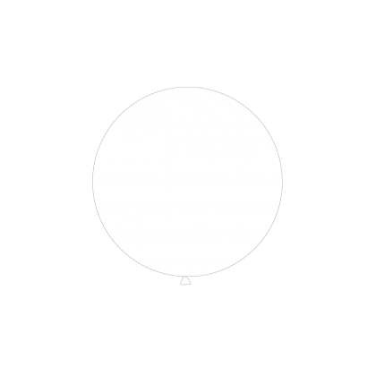 KDI 12" CRYSTAL Clear Round - F