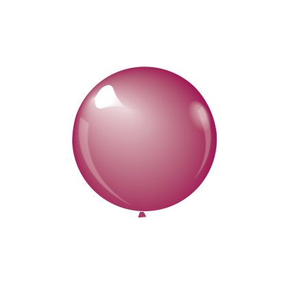 KDI 12" MET Fuschia Round - JH