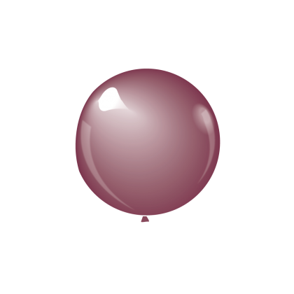 KDI 12" MET Burgundy Round - JH