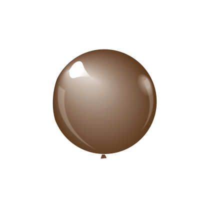 KDI 12" MET Chocolate Round - F