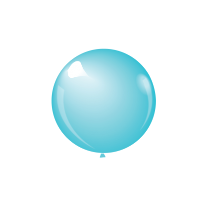 KDI 12" MET Light Blue Round - JH