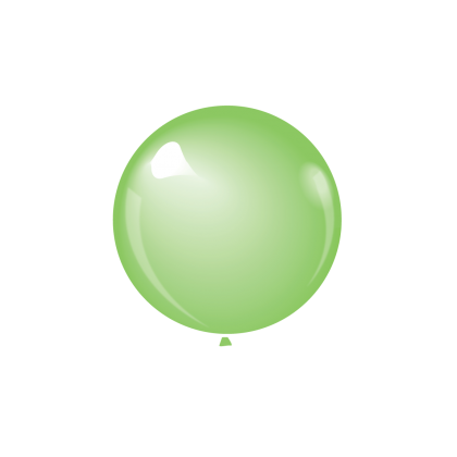 KDI 12" MET Lime Green Round - F