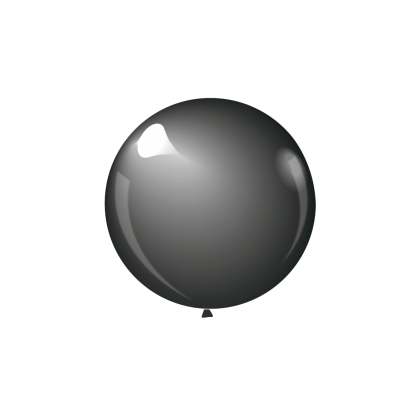 KDI 12" MET Black Round - F