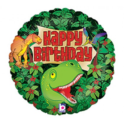 HP 18" Dinosaur Happy Birthday