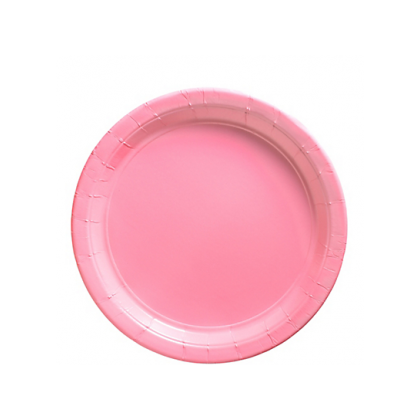 Paper Plates 9 in New Pink