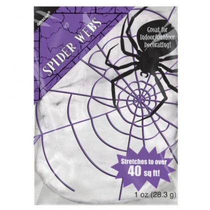 Spiderweb Halloween White Plastic 28.3 g