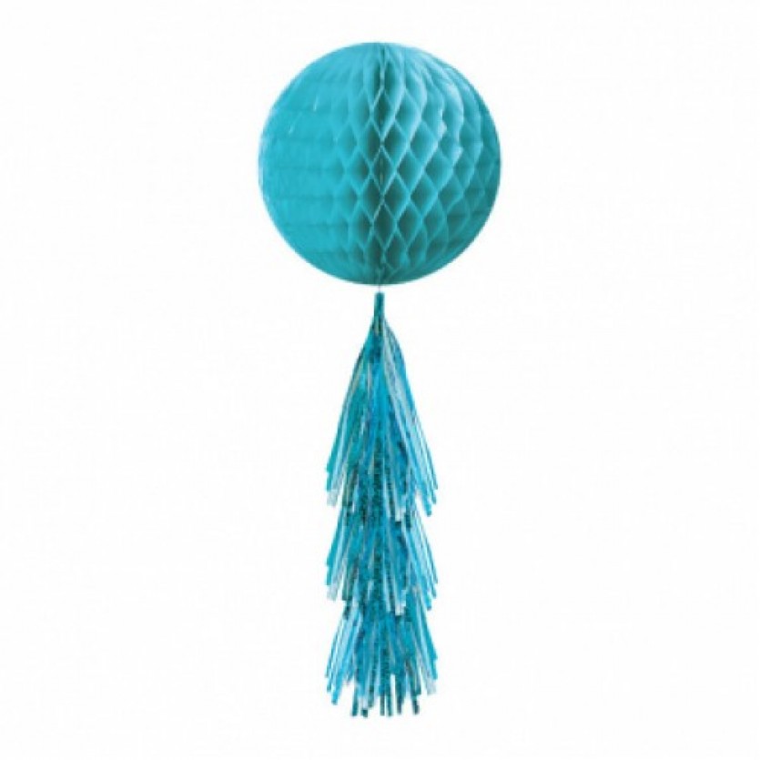 Honeycomb with Tail - Caribbean Blue