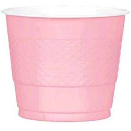 9OZ Plastic Cups - New Pink