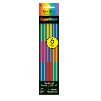 8" Glow Stick - TRI Color