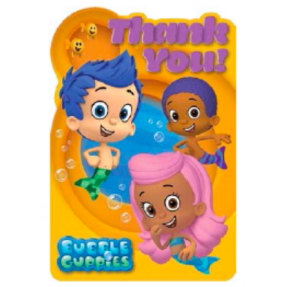 Bubble Guppies™ Party Postcard Thank You Cards