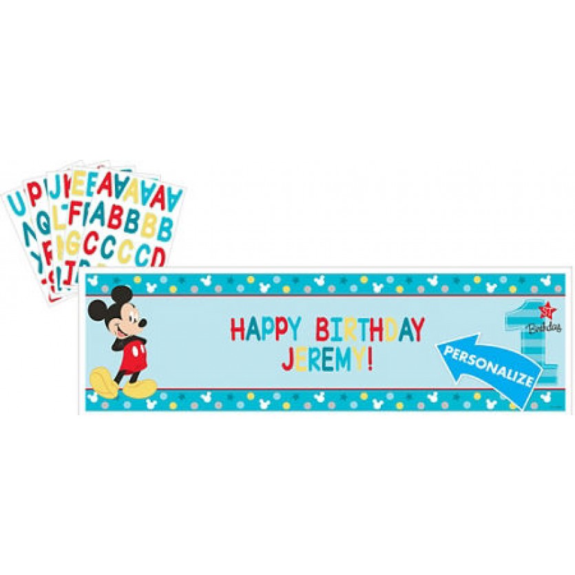 Mickey Mouse 1st Birthday