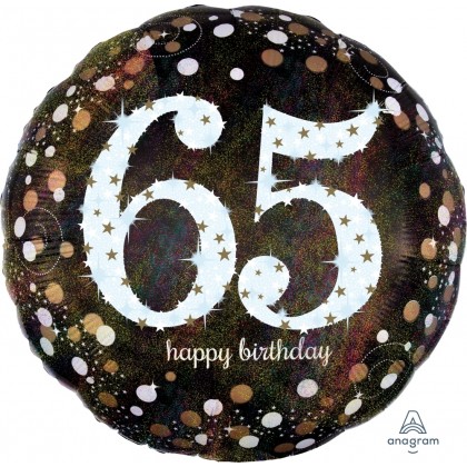 P40  Sparkling Birthday 65 Jumbo Holographic