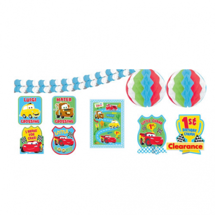 Disney© Cars 1st Birthday Decorating Kit