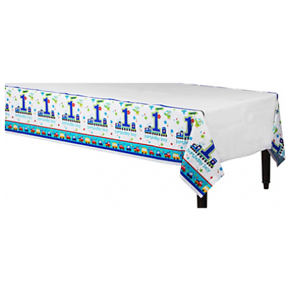 All Aboard Boy Plastic Table Cover