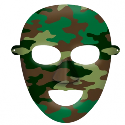 Camouflage Masks - Paper