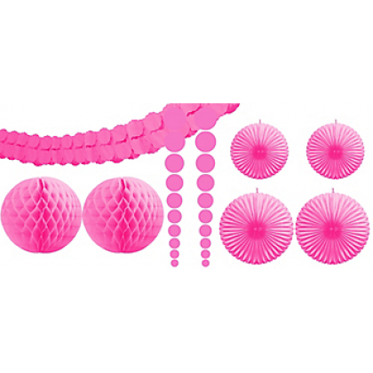 Decorating Kit - Bright Pink Dots