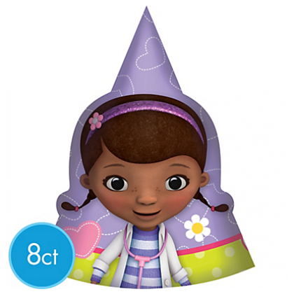 ©Disney Doc McStuffins Cone Hats - Paper