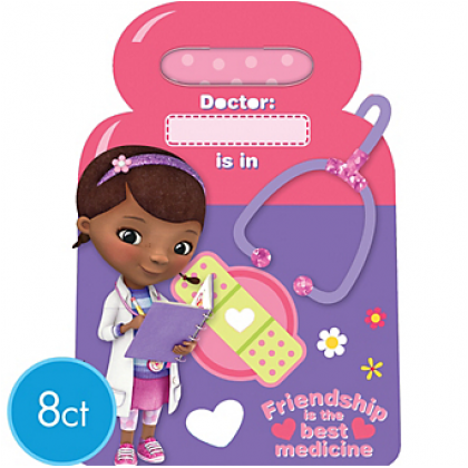 ©Disney Doc McStuffins Folded Loot Bags - Plastic