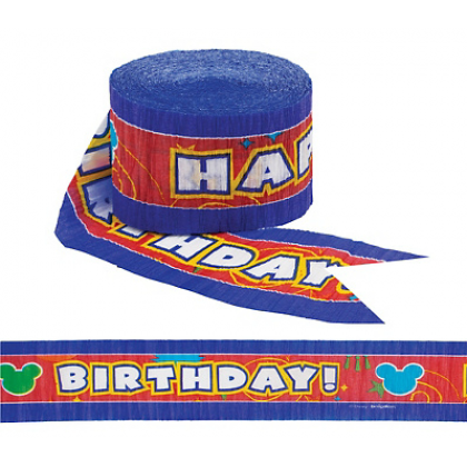 ©Disney Mickey Mouse Crepe Streamer