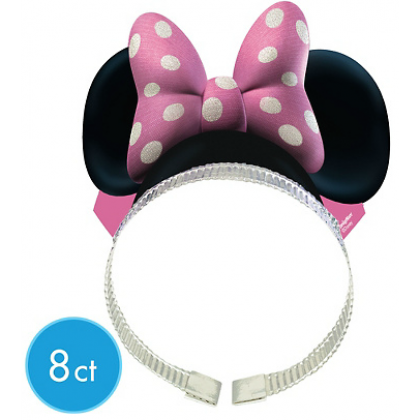©Disney Minnie Mouse Headbands w/Bow - Paper & Foil