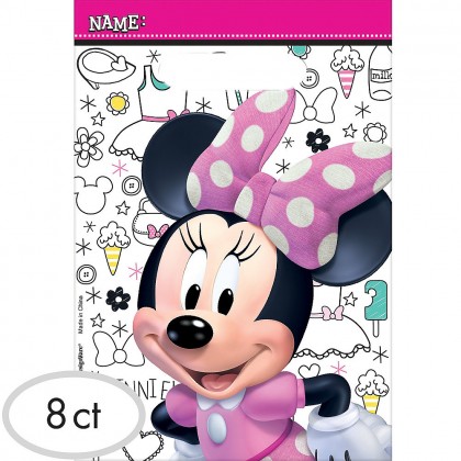 ©Disney Minnie Mouse Happy Helpers Folded Loot Bags - Plastic