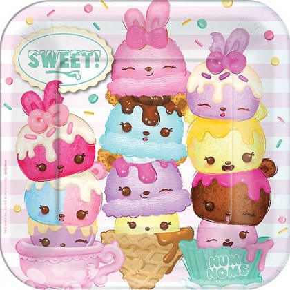 Num Noms™ Square Plates, 9 in