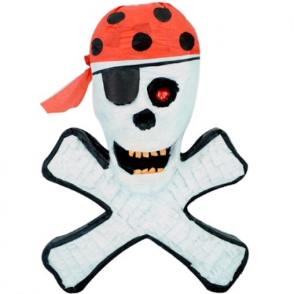 Pirate Skull Crossbones Pinata