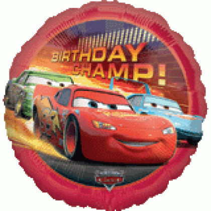 S60 17" Cars™ Birthday Champ Standard HX®