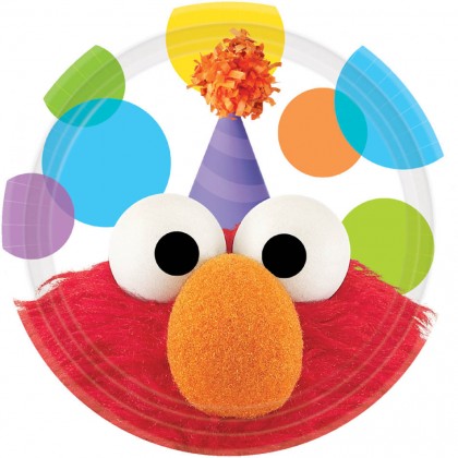 Elmo's® Party Round Plates, 7'