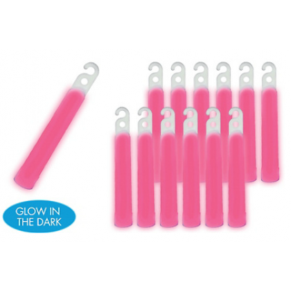 4" Glow Sticks Pink