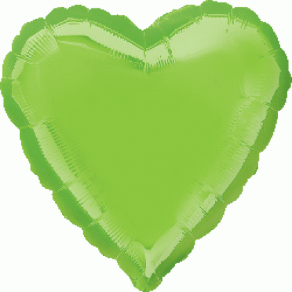 S15 17" Iridescent Lime Green Standard Heart HX®