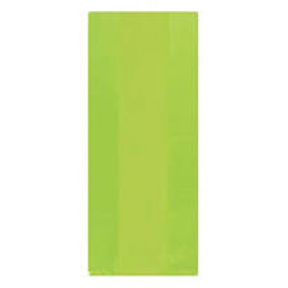 11 1/2"H x 5"W x 3 1/4"D Cello Party Bags KIWI (Large)