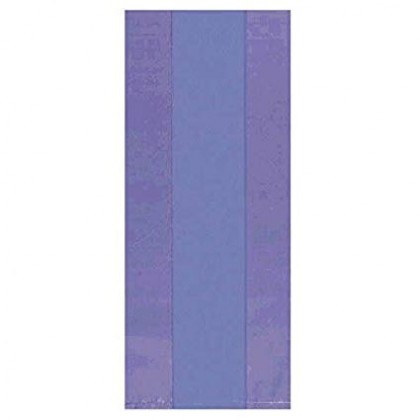 9 1/2"H x 4"W x 2"D Cello Party Bags NEW PURPLE (Small)