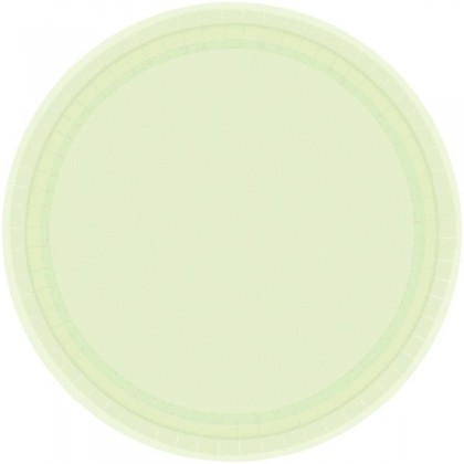 Leaf Green Festive Occasion® Plastic Tableware Plate, 9"