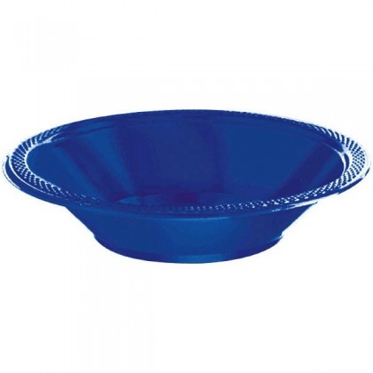 Bright Royal Blue Festive Occasion® Plastic Tableware Bowls, 12 oz.