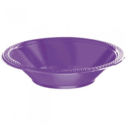 Purple Festive Occasion® Plastic Tableware Bowls, 12 oz.