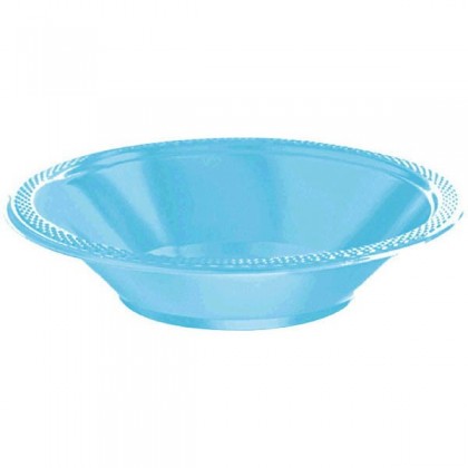 Caribbean Blue Festive Occasion® Plastic Tableware Bowls, 12 oz.