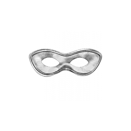 2 7/8" x 8 1/4" Superhero Masks Silver