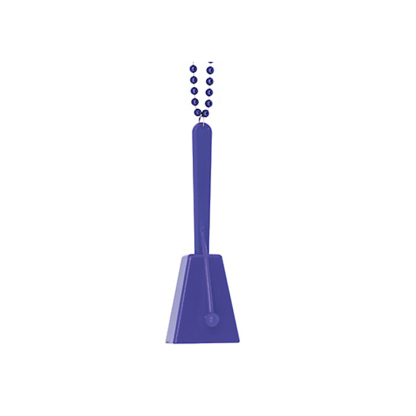 Necklace, 36"; Clacker, 4" Clacker Necklaces Purple