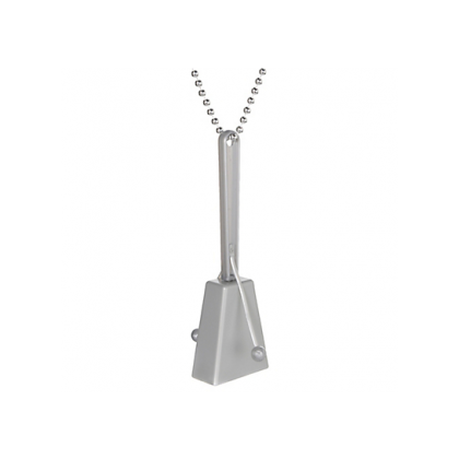 Necklace, 36"; Clacker, 4" Clacker Necklaces Silver