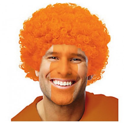 Adult/Child Curly Wigs Orange