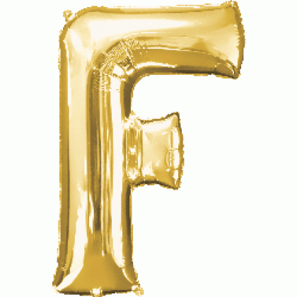 P50 35" (Gold) Letter F SuperShape™
