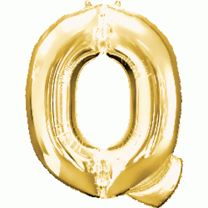 P50 35" (Gold) Letter Q SuperShape™